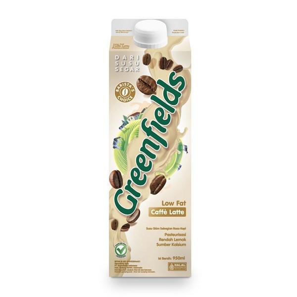 

GREENFIELDS LOW FAT CAFFE LATTE MILK 950 ML