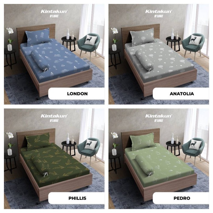 Terbaru Sprei 120X200X30 Cm Kintakun Gold Edition Terlaris