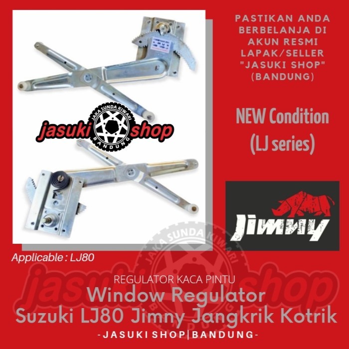 Regulator Kaca Lj80 Jimny Jangkrik / Kotrik