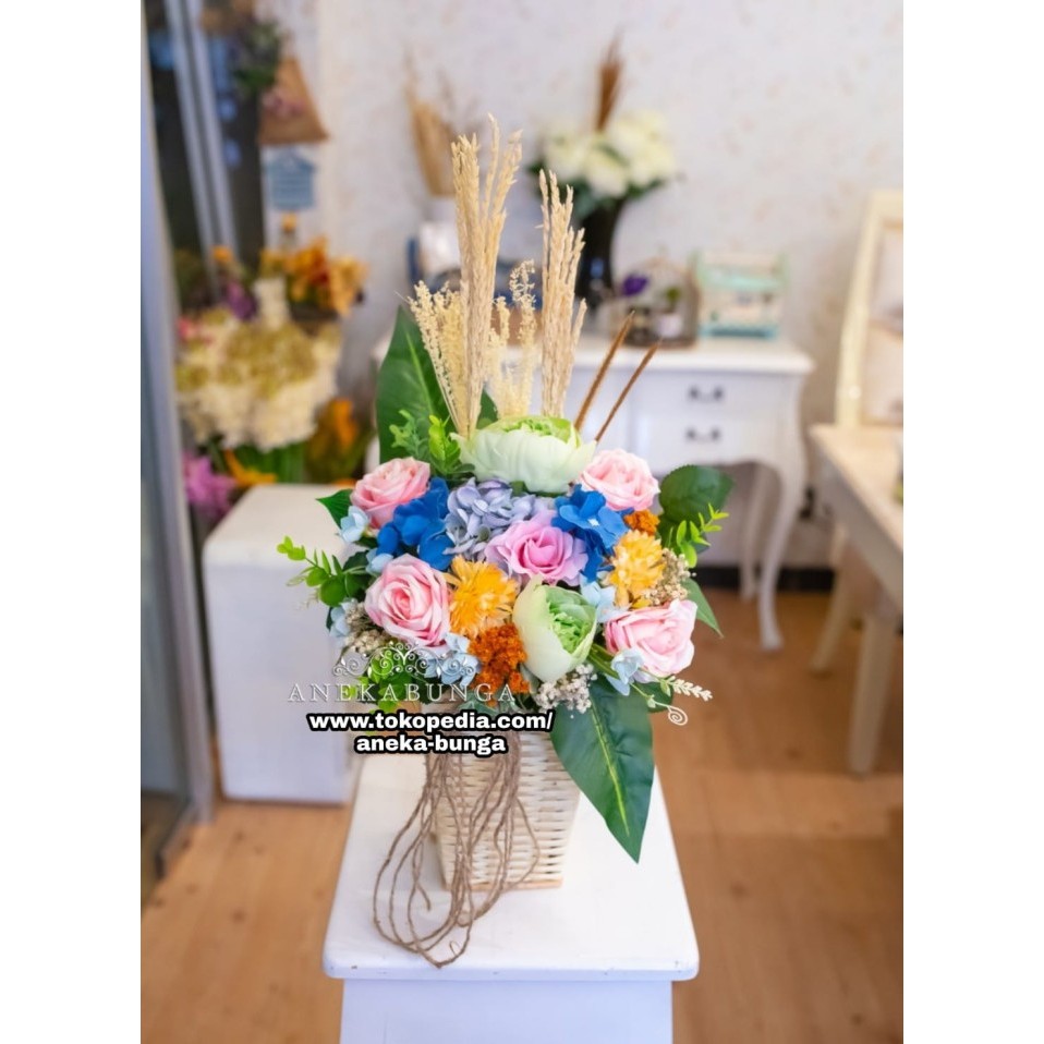 

BUNGA PLASTIK POT MEJA ARTIFICIAL FLOWER PALSU PEMBUKAAN TOKO OPENING