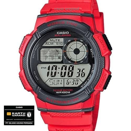 Jam Tangan Pria Casio Ae 1000W Ae-1000W Ae-1000W-1 Ae-1000W-2 Original