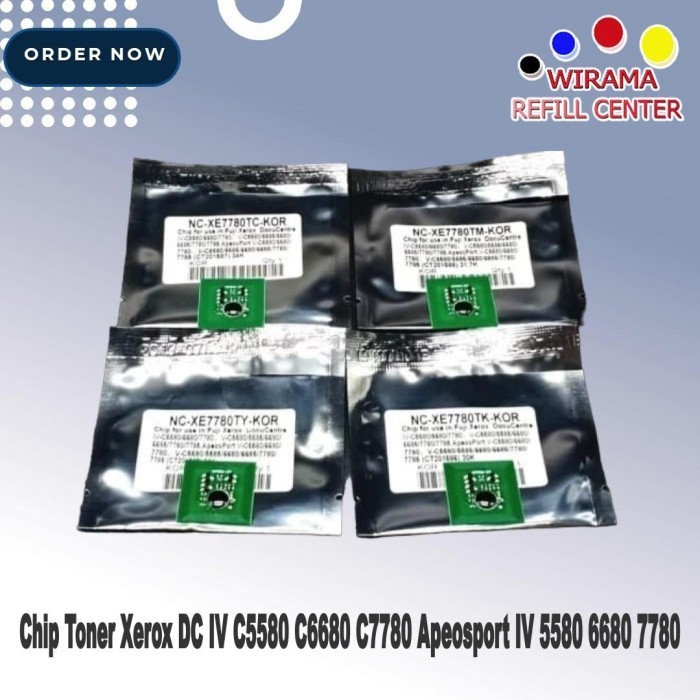 """] Chip Toner Xerox DC IV C5580 C6680 C7780 Apeosport IV 5580 6680 7780