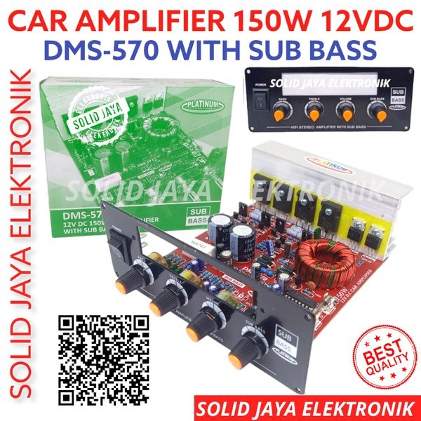 Kit Power Speaker Aktif 12V Aki Accu Mobil Amplifier Acu Amplifier Ampli Power 12 Volt V Stereo Plus