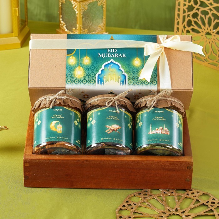 

Hampers Lebaran Idul Fitri / Parcel Lebaran (Ramadhan) - Cookies 3 Jar Original Dan Terpercaya