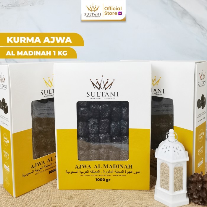 

Kurma Ajwa Al Madinah 1 kg Sultani Indonesia Kualitas Grade A