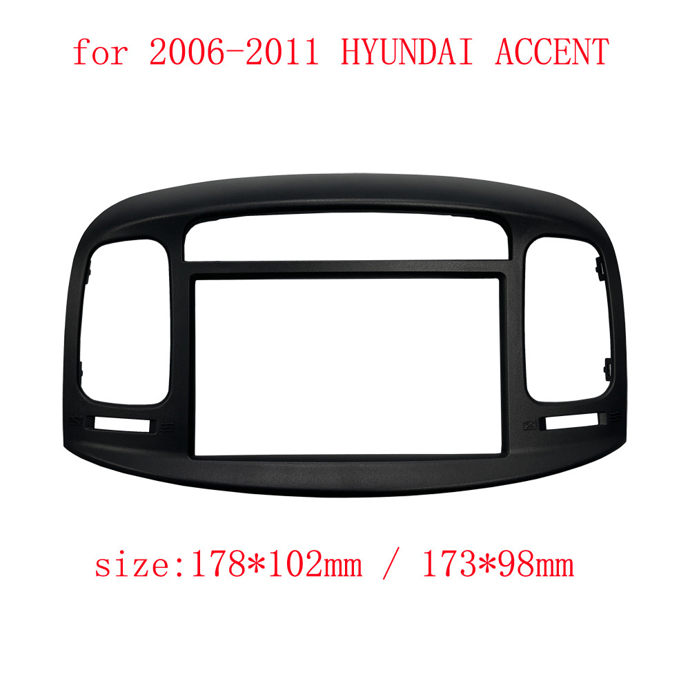 ALX Gravity Car Radio Fascia for 2006-2011 Hyundai Accent Panel Dash Kit Install Trim Fascia Plate S