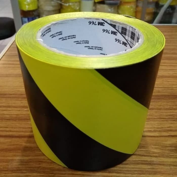 

Promo Lakban Lantai 3 M 766 Floor Marking Tape Kuning Hitam 4" X 33 Meter Cod