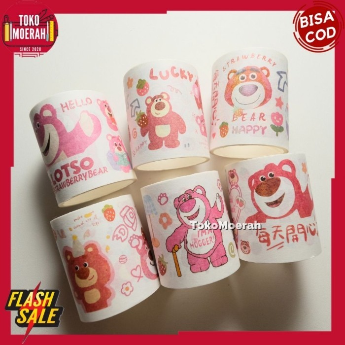 

Diskon Stiker Box Lotso Washi Tape Solatip Lotso Sticker Lotso 1 Box 6Pcs Cod