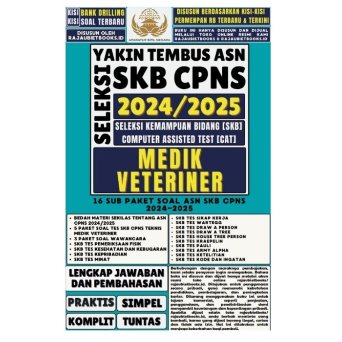 

Terbaru Skb Cpns 2024/2025 Medik Veteriner Terlaris