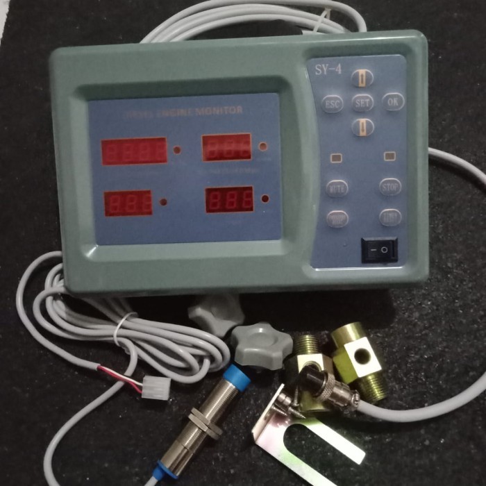 indikator mesin diesel kapal dengan alarm sy-4 monitor diesel