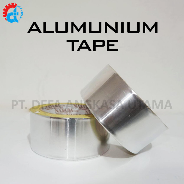 TERLARIS Duct Tape AC Alumunium Foil/ Lakban Isolasi Alumunium Duct