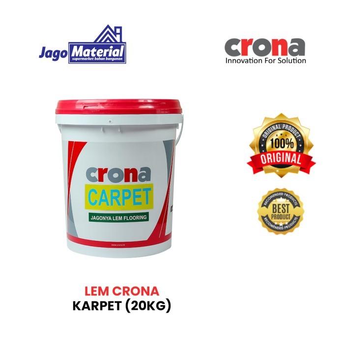 Lem Karpet Crona 20 kg (Lem Putih untuk Vinyl)