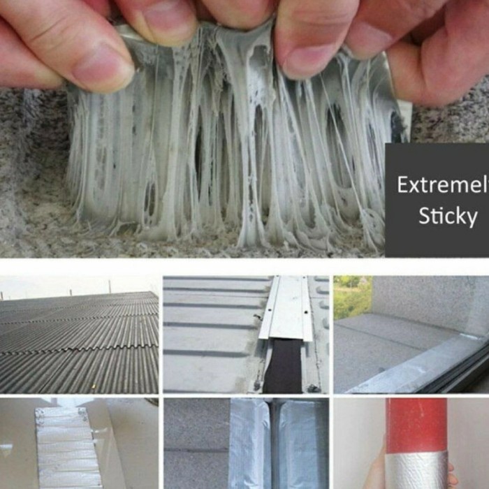 TERLARIS Lakban Anti air tambal bocor atap lebar 10cm