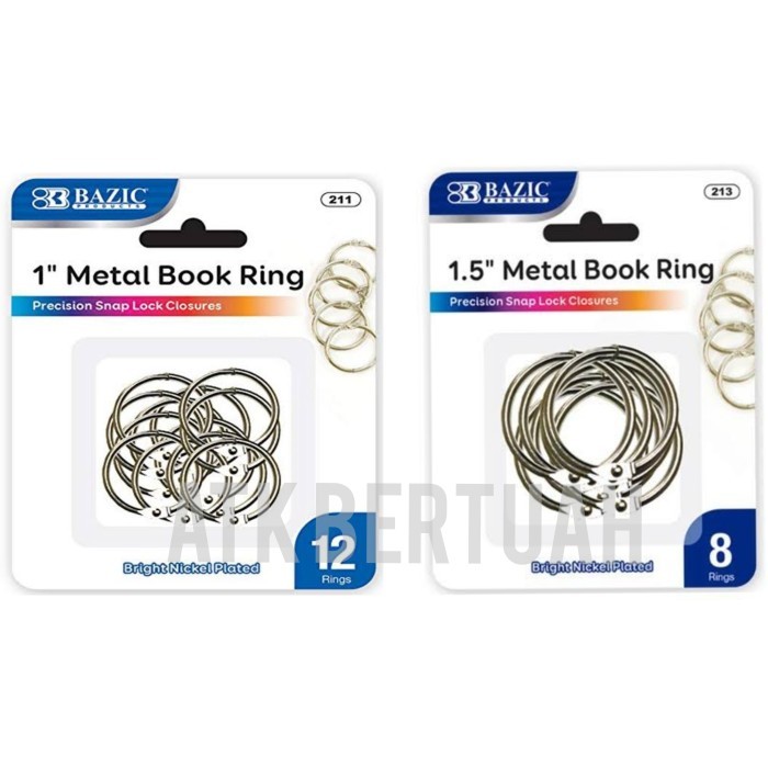 

TERBARU METAL BOOK RING BULATAN LOGAM BESI JILID BUKU BISA GOSEND!
