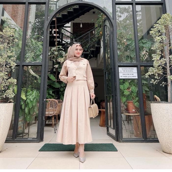 Setelan 4In1 Vest Talia Kekinian