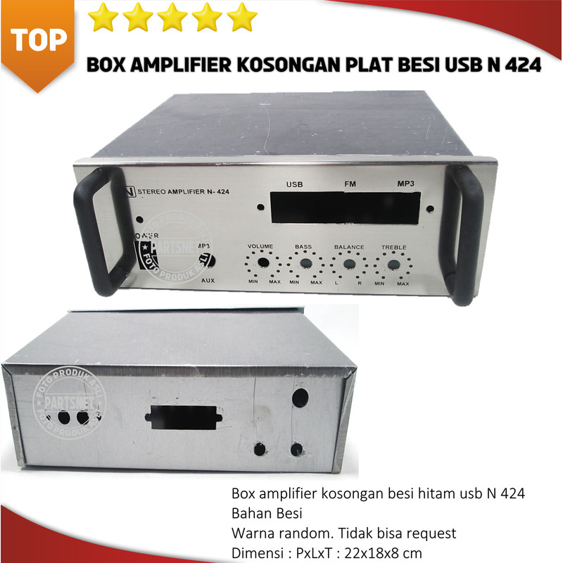 Box amplifier kosongan plat besi usb N 424