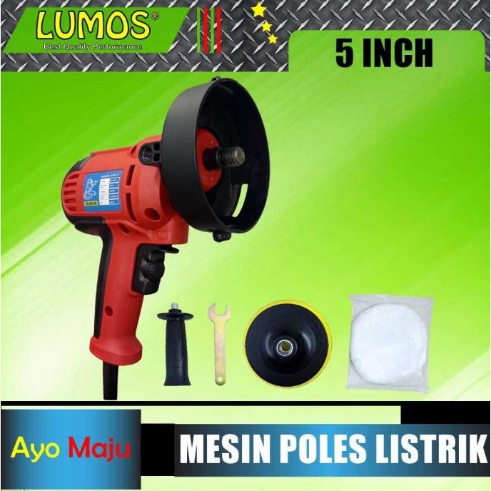 Mesin Poles 5" Listrik Polisher Machine Alat Poles Mobil Motor 5 Inch Original Dan Terpercaya