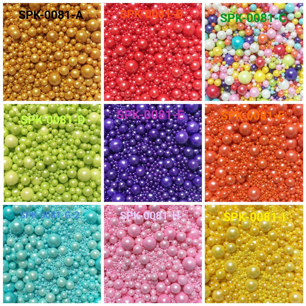 

GR-SPK-0081 Sprinkles sprinkle sprinkel 1kg 1kilo mutiara mix (SPRINKLES)