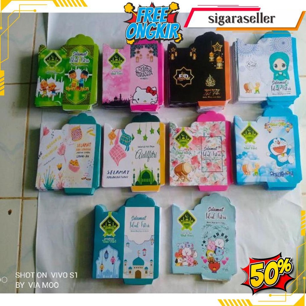

Amplop Lebaran Panjang Murah 1Pak Isi 10 Gratis Ongkir