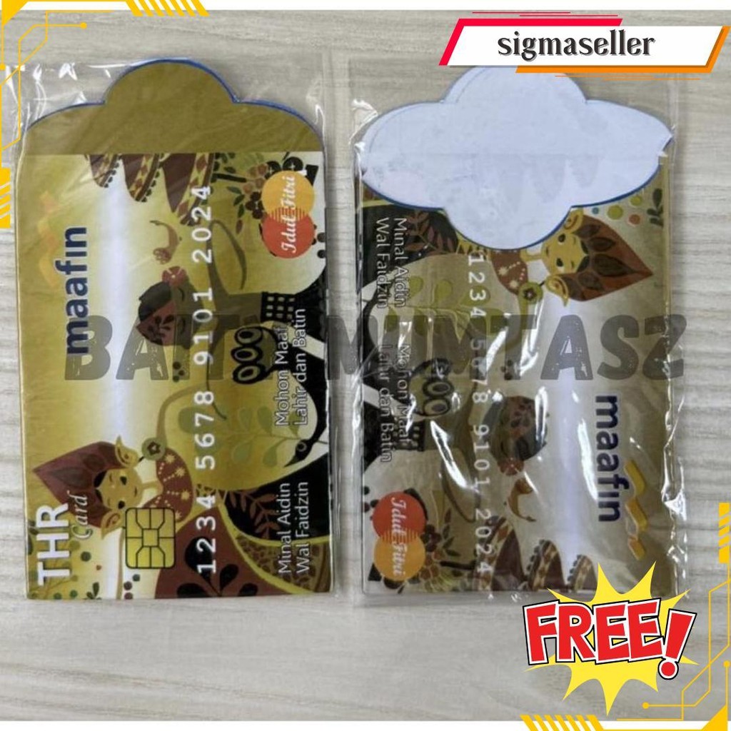 

Baity Mumtasz - Amplop Lebaran New Atm Bank 1Pack Isi 10 Pcs - Amplop Ldul' Fitri Viral 2024 - Angpao Ampaothr Terlaris