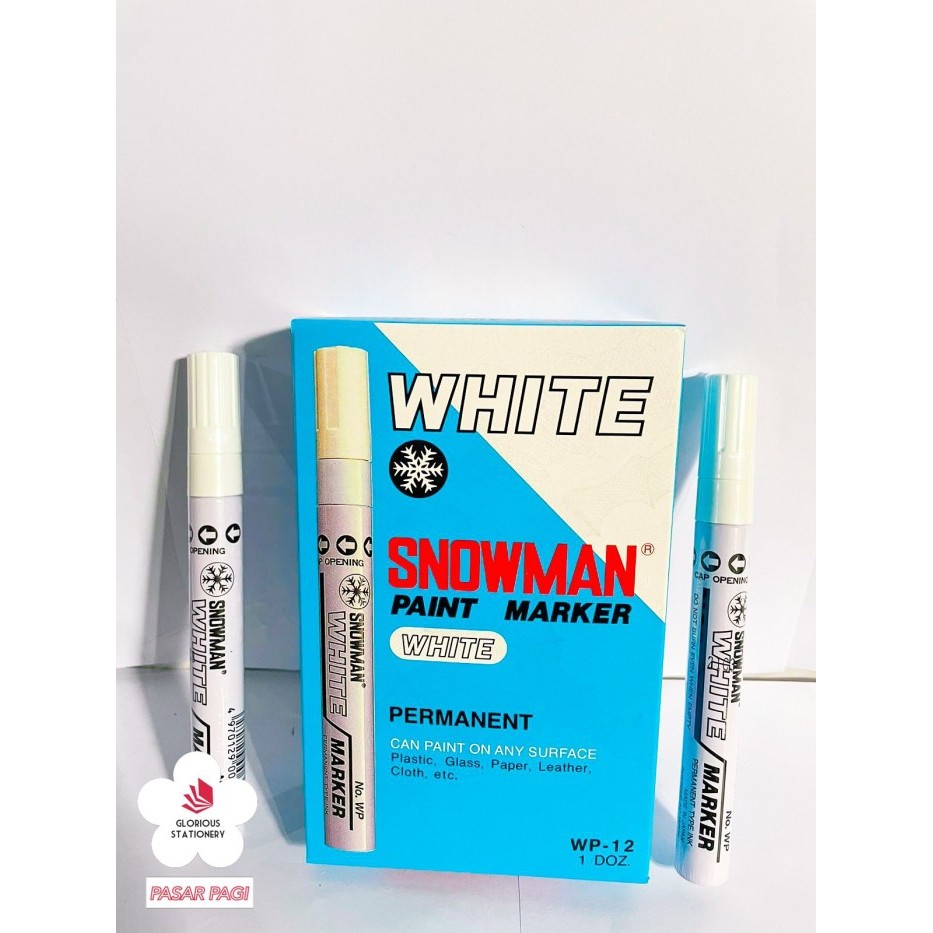 

Spidol Paint Marker white Snowman