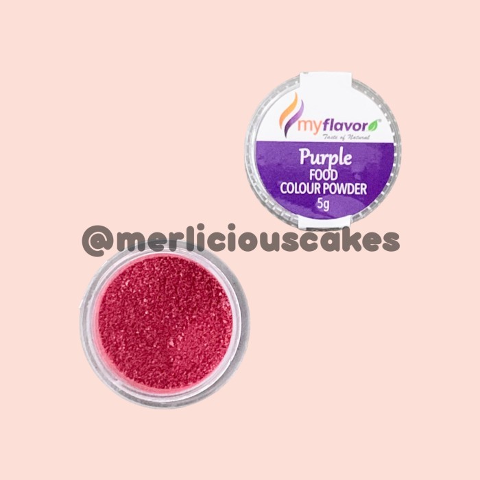 

'+'+'+'+] Purple Food Colour Powder My Flavor Pewarna Makanan Bubuk 5 Gram