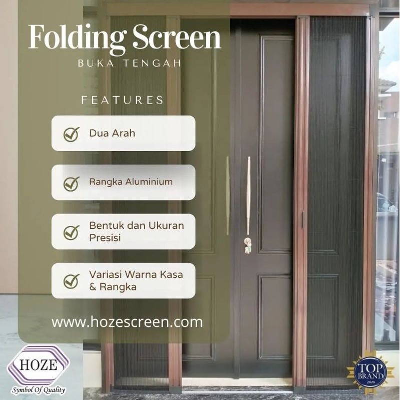 Kasa Nyamuk pintu Lipat - Folding Screen Pintu