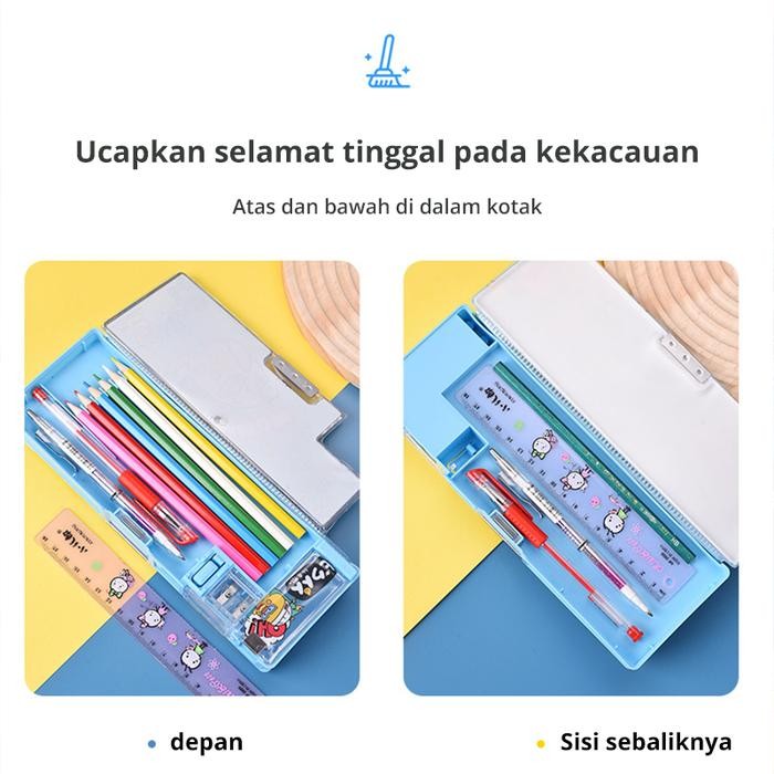 

Best Seller DeltaTempat Pensil Anak Multifungsi Bernilai Tinggi Untuk Siswa Sekolah Dasar Plastik