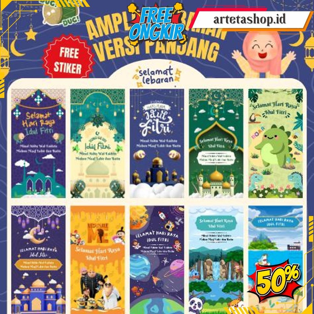 

Isi 10 Pcs Free Sticker | Amplop Lebaran Versi Panjang Murah Edisi 2 | Limited Edition 2024 Termurah Banget