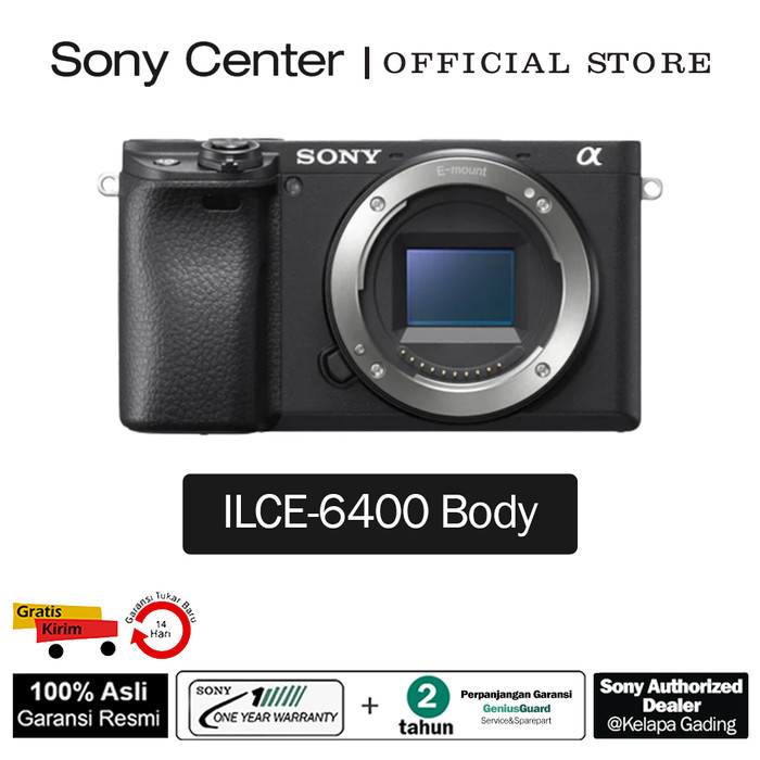 Sony Alpha A6400 / A6400 / Ilce-6400 Body / A6400 Body / A6400 Black