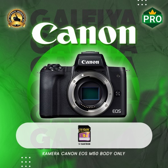 Kamera Canon Eos M50 Body Only / Canon Eos M50