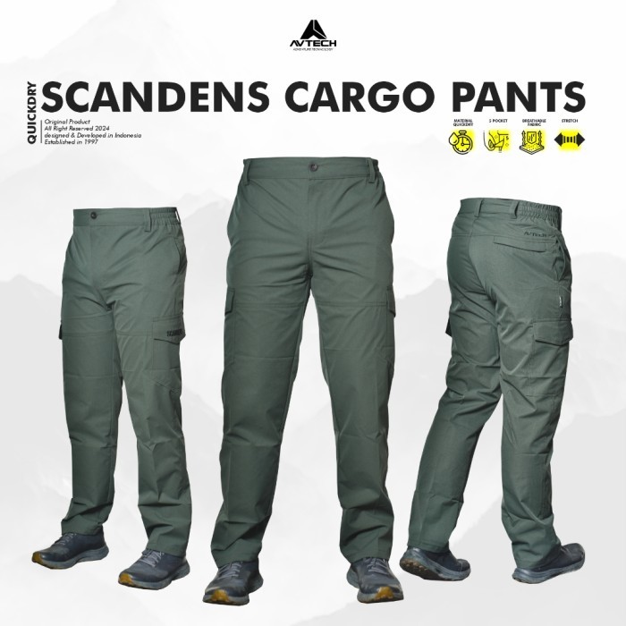 TERLARIS AVTECH - CELANA PANJANG CARGO QUICKDRY SCANDENS - CELANA OUTDOOR - CELANA GUNUNG MURAH