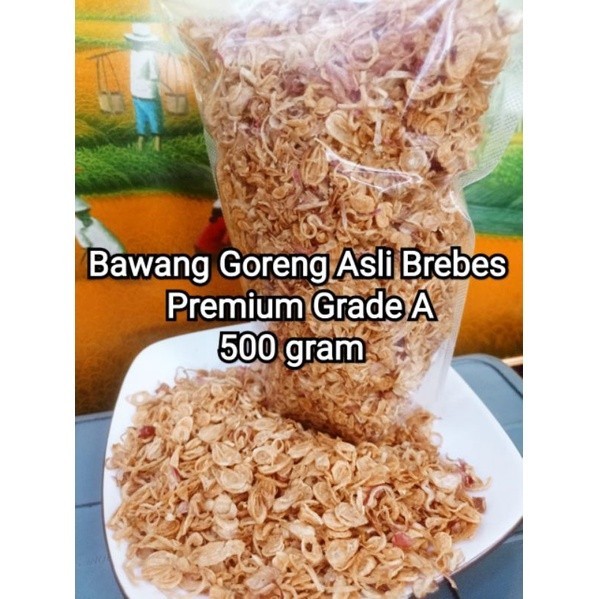 

TERLARIS BAWANG GORENG ASLI BREBES PREMIUM 500 GRAM MURAH!!! MURAH