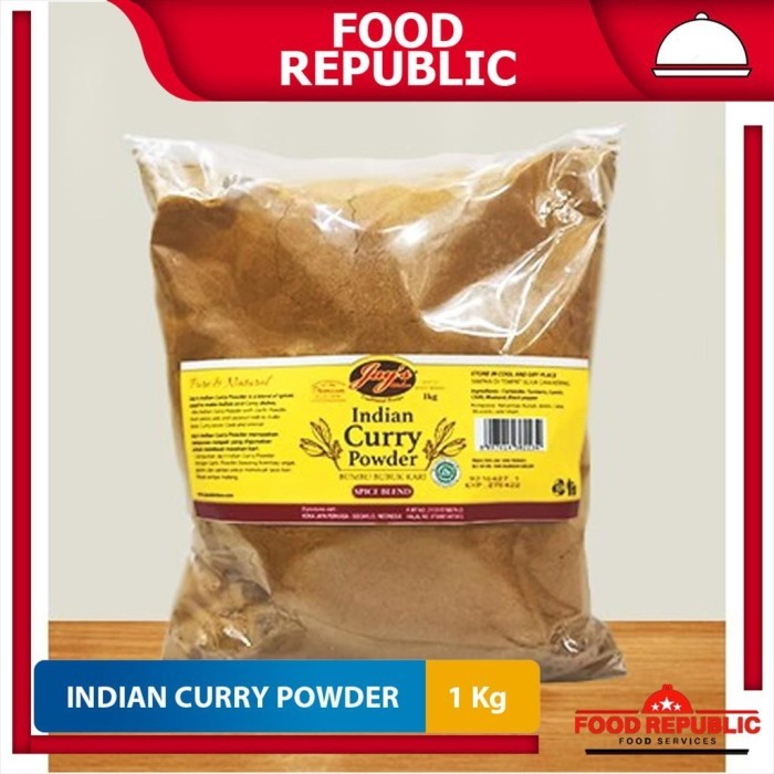 

TERLARIS INDIAN CURRY POWDER / KARI BUBUK INDIA JAYS 1 KG HALAL ENAK PRAKTIS MURAH!!! MURAH