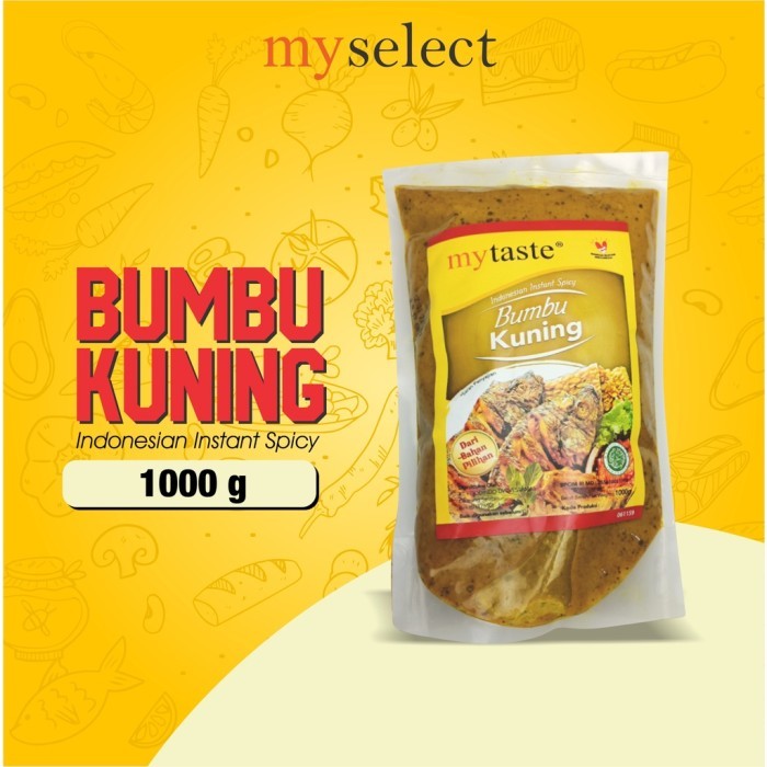 

TERLARIS MY TASTE BUMBU UNGKEP KUNING KEMASAN 1000G MURAH!!! MURAH
