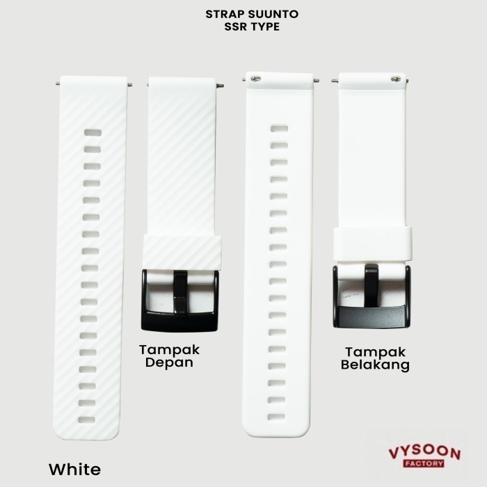 Rubber Strap Tali Karet Jam Suunto 7 9 Baro Titanium Silicone 24Mm