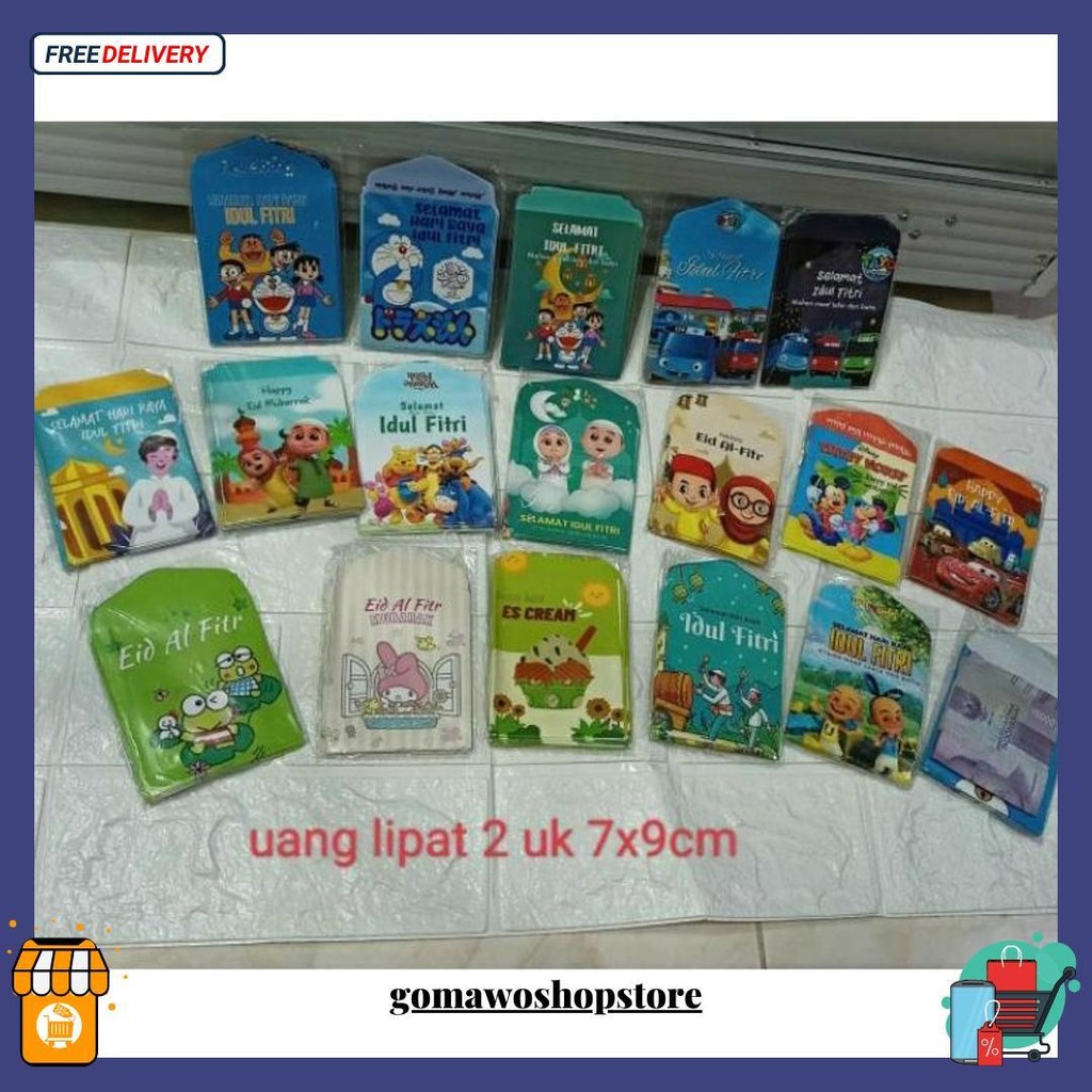 

Bisa Pilih Motif Amplop Lebaran Karakter Medium 7X9Cm 1Pack Isi 10Pcs 1Motif Termurah Banget