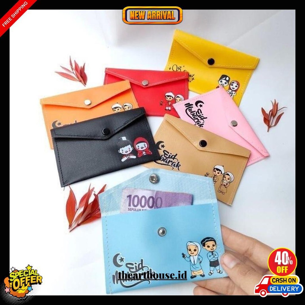

12Pcs Dompet Amplop Lebaran Botega Cci Kecil Siap Kirim