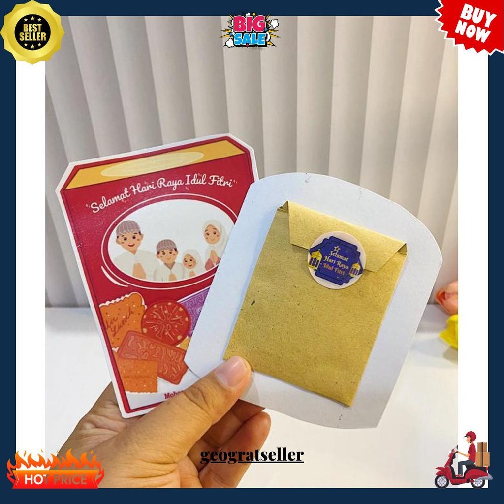 

Amplop Lebaran Karakter Unik Terbaru | Amplop Lebaran 2025 | 6Pcs/Pack Bisa Cod