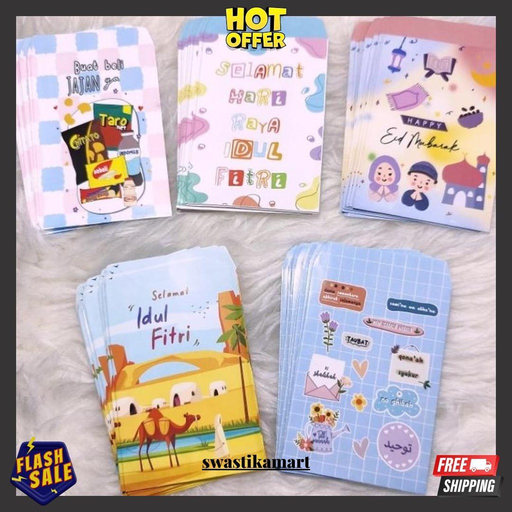 

Isi 10 - Amplop Lebaran Medium 2025 Aesthetic Motif Baru Termurah Banget