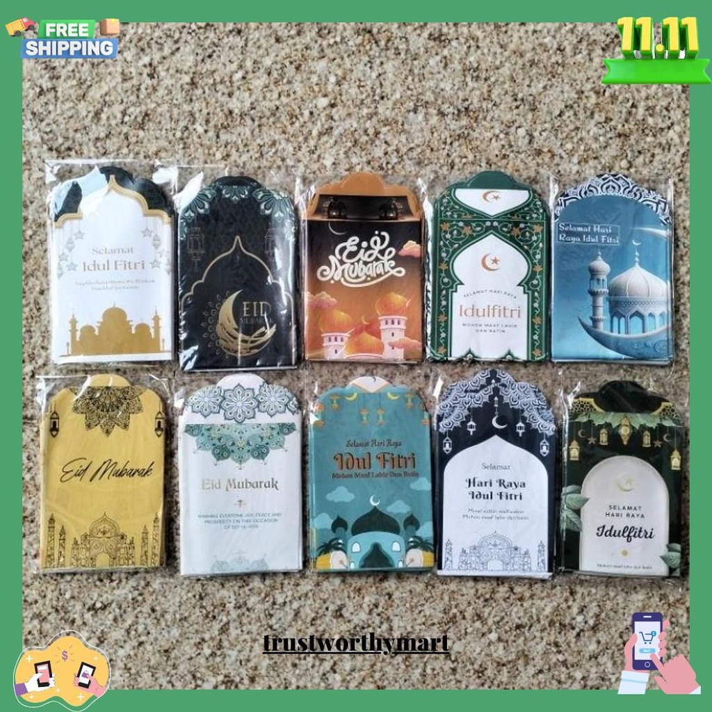 

Amplop Lebaran Medium Motif Muslim Isi 10 Pcs Original Produk