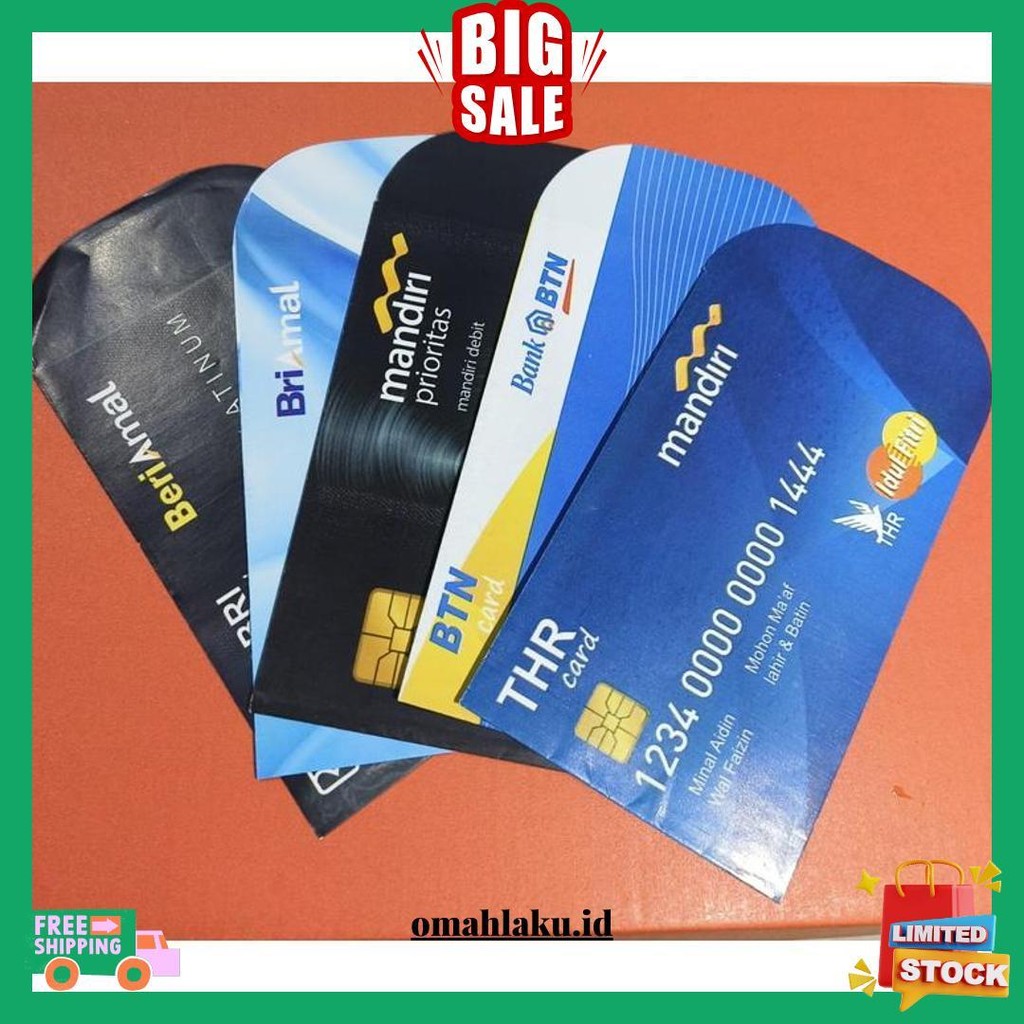 

Amplop/Ampau Motif Atm Mix Isi 50 Bisa Cod