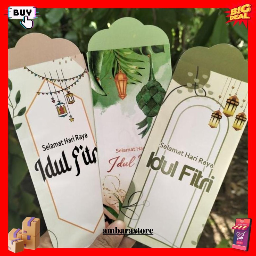 

Amplop Lebaran Jumbo Aesthetic Isi 10 Pcs Terlaris