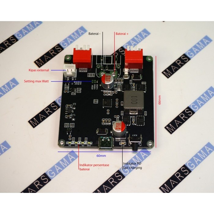 IP2366 Modul Power bank PD3.1 140W Fast Charging 3S 4S 5S 6S Lithium Lifepo4