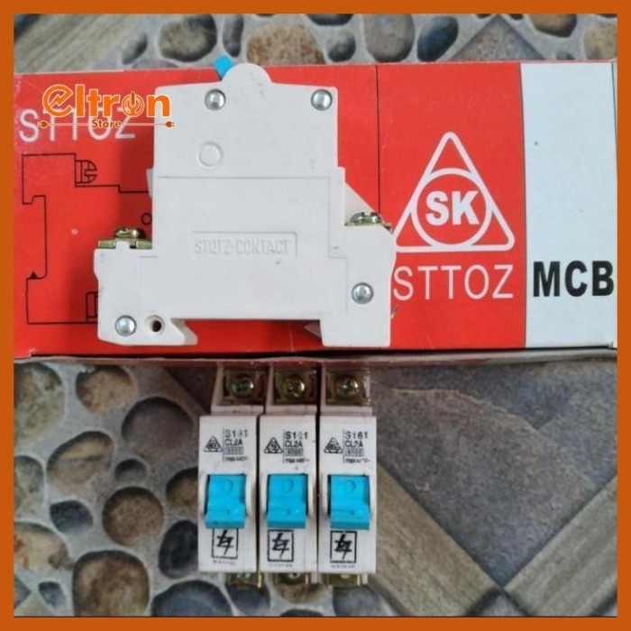 Terlaris Eltron - Mcb 1 Phase Stotz Kontact Bbc-Pakus S161 2A Sd 25A