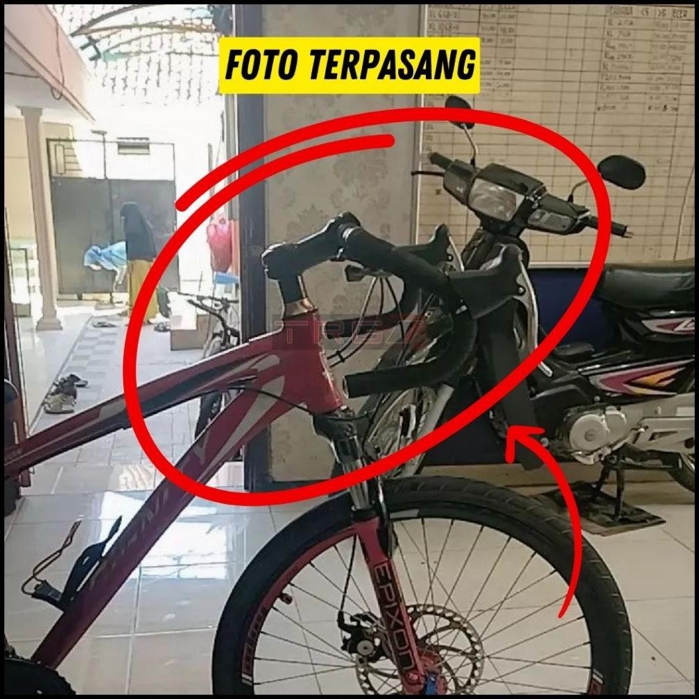 TERMURAH TRG Paket stang setir sepeda fixie dropbar roadbike non os dan rem + bar tape fixie sepeda 