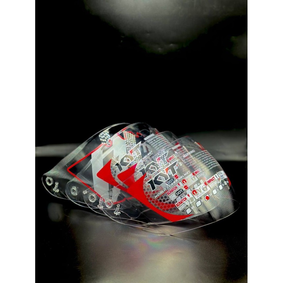 Kaca Visor Kyt Dj Maru New Flat Galaxy Original/Kaca Helm Ori Kyt