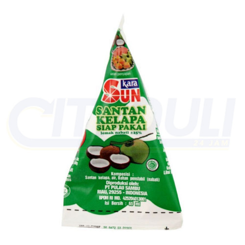 

Sun Kara Santan Kelapa Siap Pakai 65Ml Best Seller