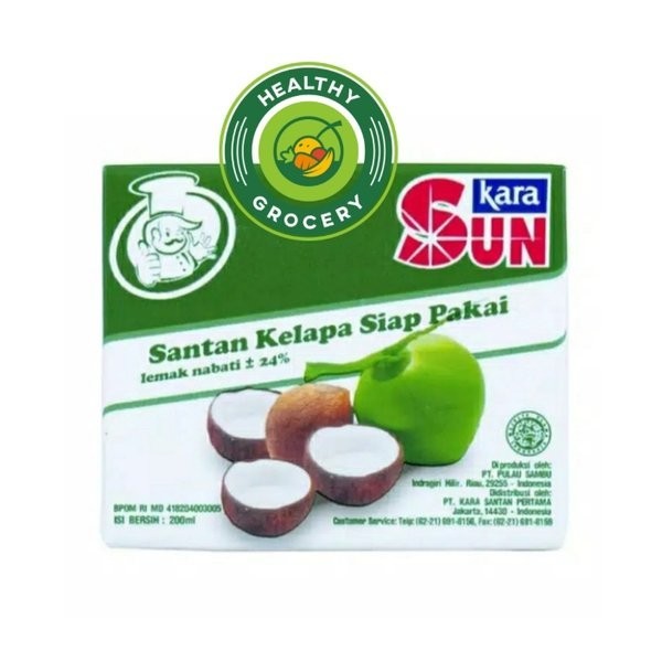 

Sun Kara Santan Kelapa Siap Pakai 200Ml Best Seller