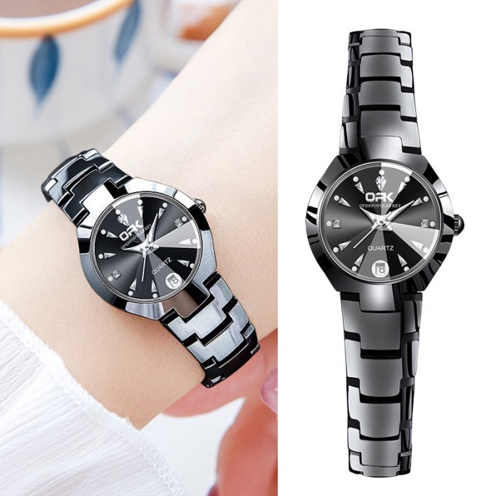 Jam Tangan Wanita Opk Original Anti Air Impor Kecil Mewah Korea Elegan